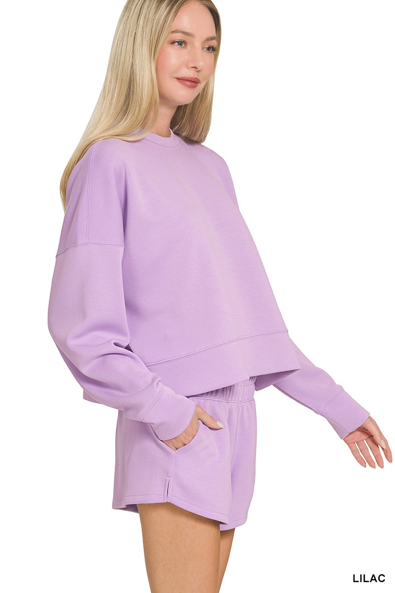Scuba Long Sleeve Sweatshirts & Shorts Set