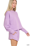 Scuba Long Sleeve Sweatshirts & Shorts Set