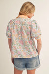 Garden Party Scallop Top