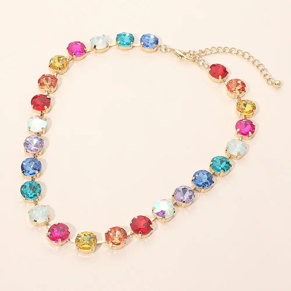 All Eyes On Me Crystal Necklace