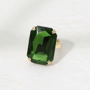 Big Bling Energy Ring, Green