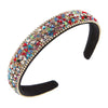 Glam Shine Rhinestone Wide-Brim Headband