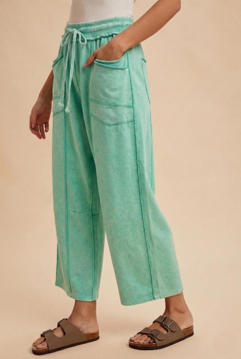 Mineral Wash Utility Barrel Pant