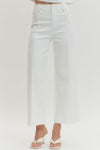 Tailored Ease Wide Leg Pants, White