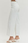 Tailored Ease Wide Leg Pants, White
