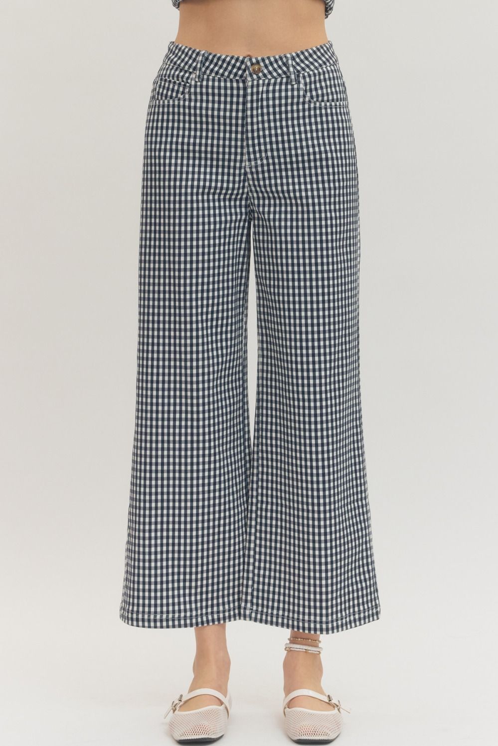 Chic Gingham Pants