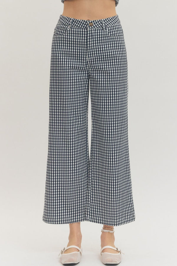 Chic Gingham Pants