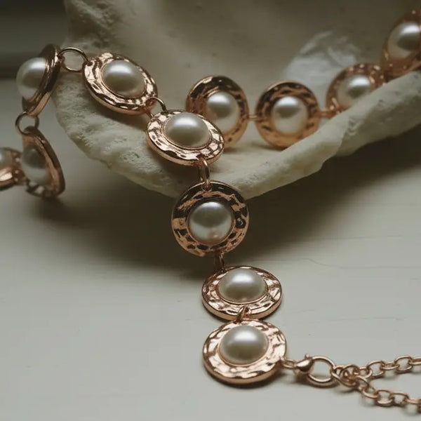 Pearl Gold Chain Belt