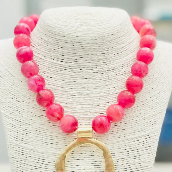 Big Ball Necklace W/Pendant