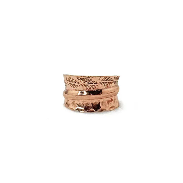 Cooper Feather Ring