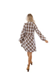 Bradley Plaid Shirt Dress