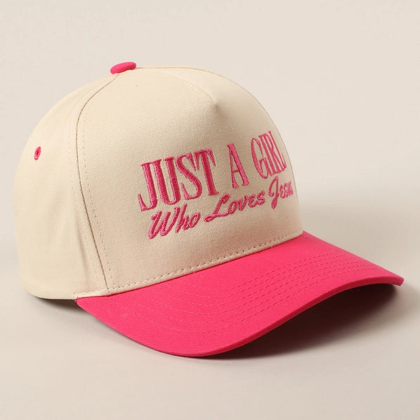 Just A Girl Who Loves Jesus Hat