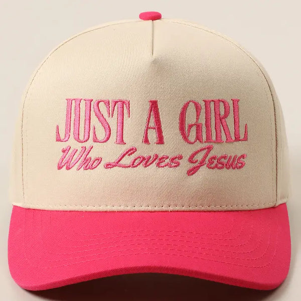 Just A Girl Who Loves Jesus Hat