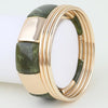 Olive Tortoise & Gold Bracelet Set