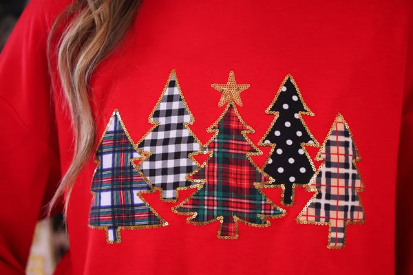 Tinsel & Trees Pullover
