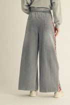 Denim Drawstring Pants