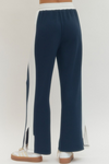 Solid Wide Leg Knit Pants