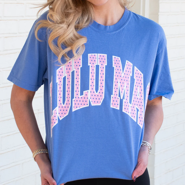 Lulu Mac Dotty Delight Tee, Blue