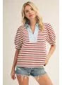 Maroon Mood Top