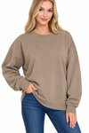 Easygoing French Terry Pullover