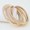 Gold Mixed Bangle Set