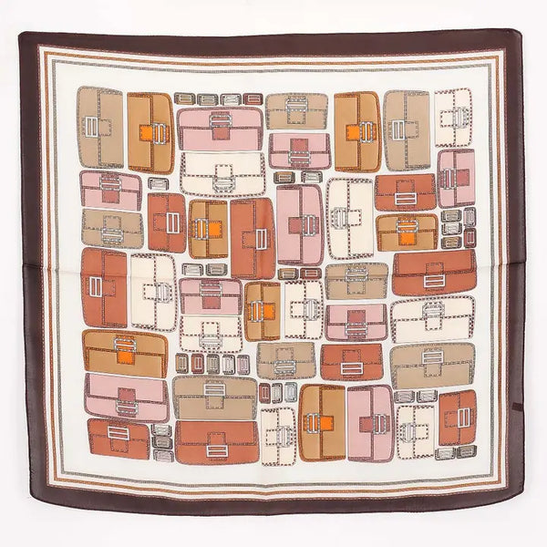 Chick Handbag Scarf, Brown