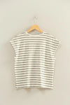 Easygoing Striped Relaxed Tee & Shorts Set