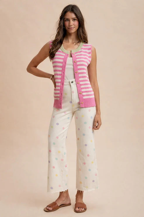 Pastel Dot Denim