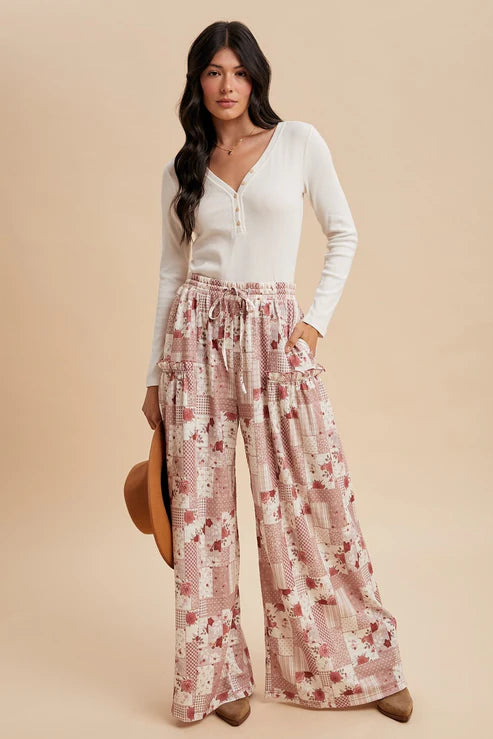 Boho Bloom Palazzo Pants