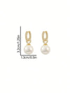 Geometric Peal Earrings