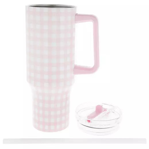 Gingham Breeze Tumbler
