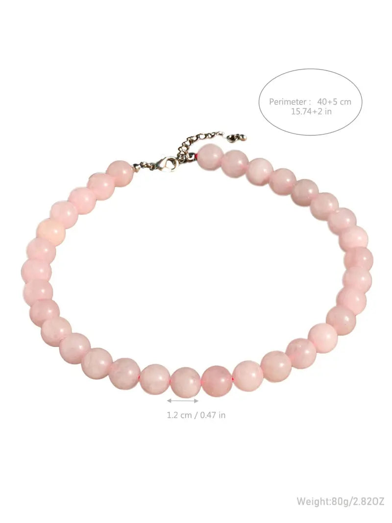 Blush Beaded Necklace