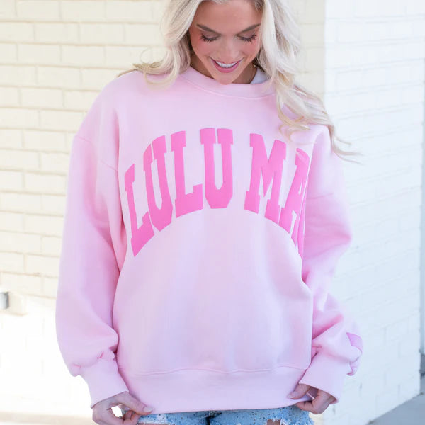 Lulu Mac Sweatshirt Light Pink/Pink - Puff
