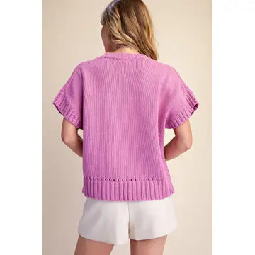 Pretty in Pink Knit Sweater