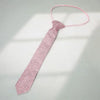 Rhinestone Fringe Necktie Necklace, Pink