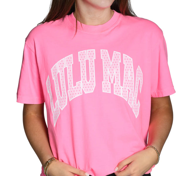 Lulu Mac Dotty Delight Tee, Pink