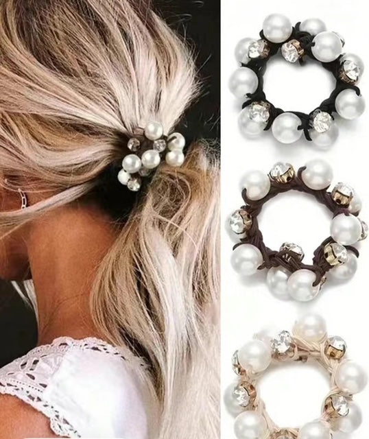 Faux Pearl Hair Tie
