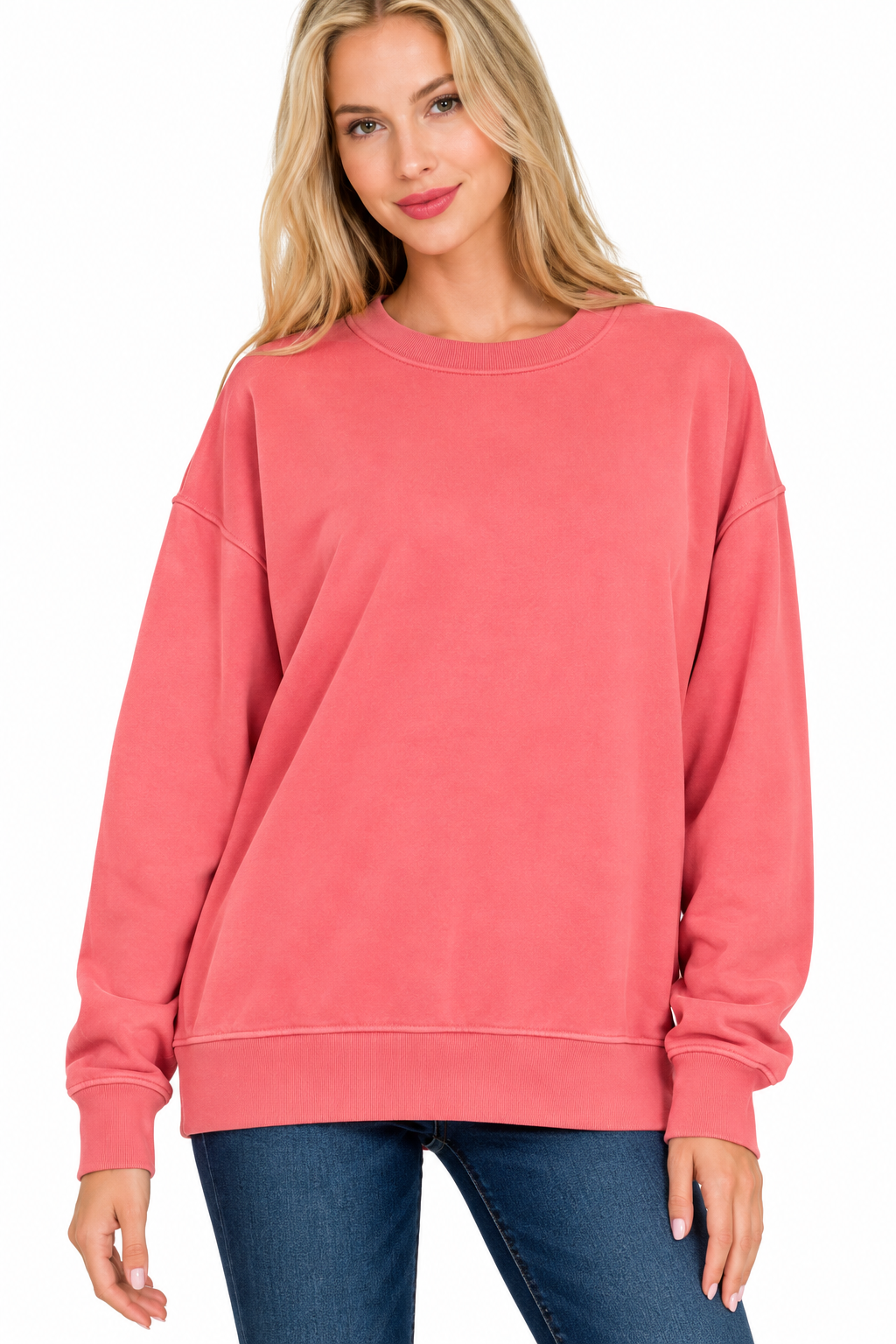Easygoing French Terry Pullover