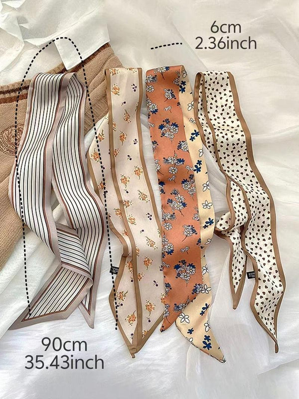 Narrow Pattern Scarf