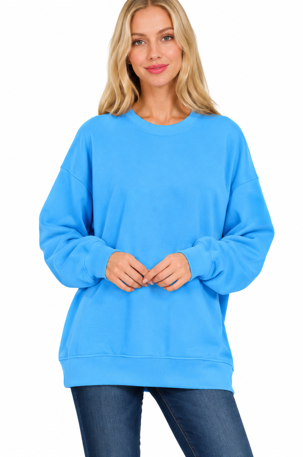 Easygoing French Terry Pullover