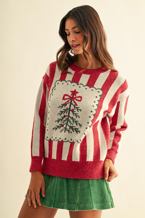 Merry Christmas Tree Sweater