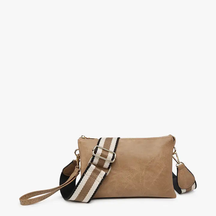 Izzy Crossbody w/ Guitar Strap-Hot Pink