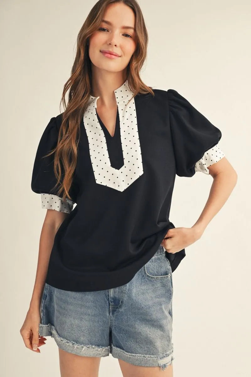 Tiny Dot Blouse