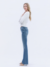 High Rise Full Length Bootcut Jeans Vervet