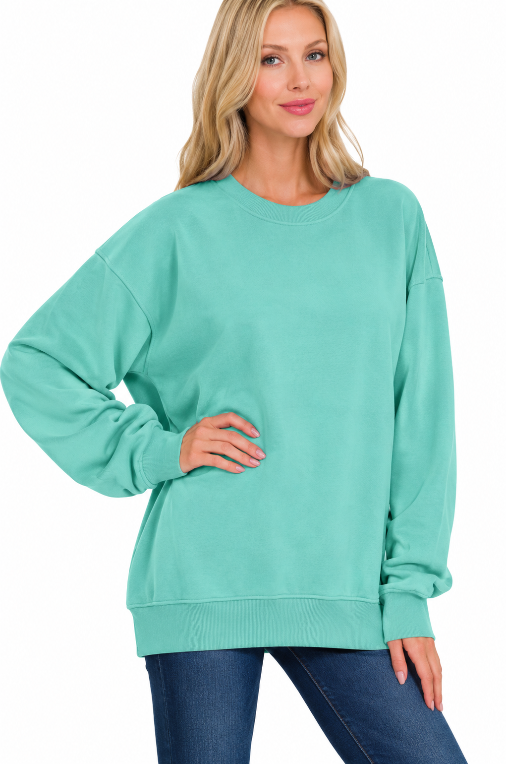 Easygoing French Terry Pullover