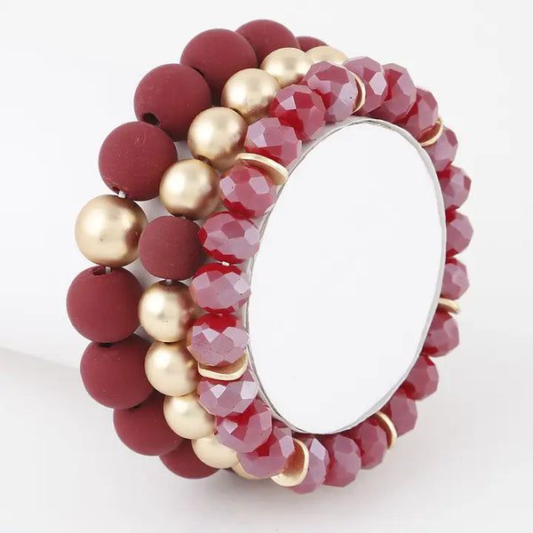 Ruby Radiance Bracelet Set