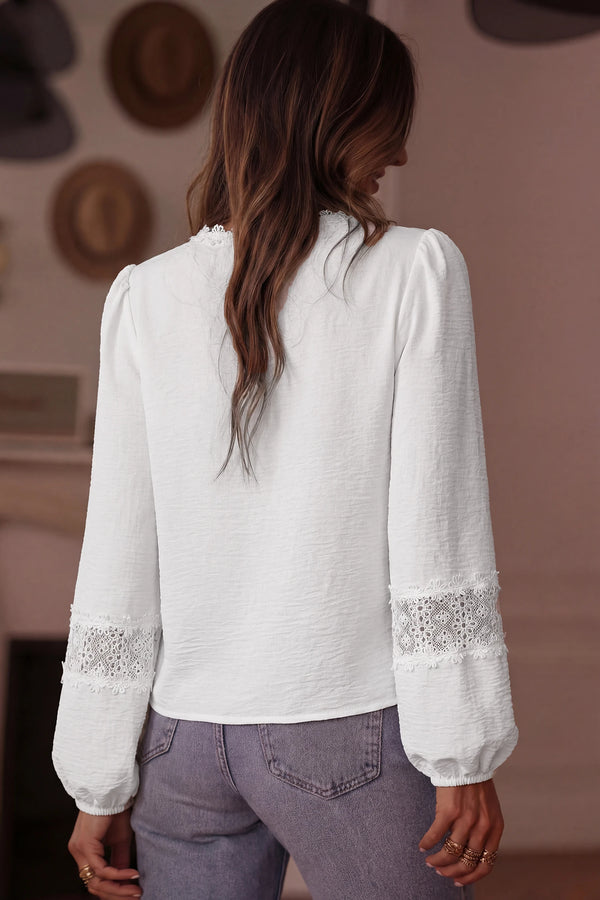Lace & Grace Frill Blouse