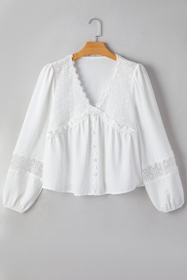 Lace & Grace Frill Blouse