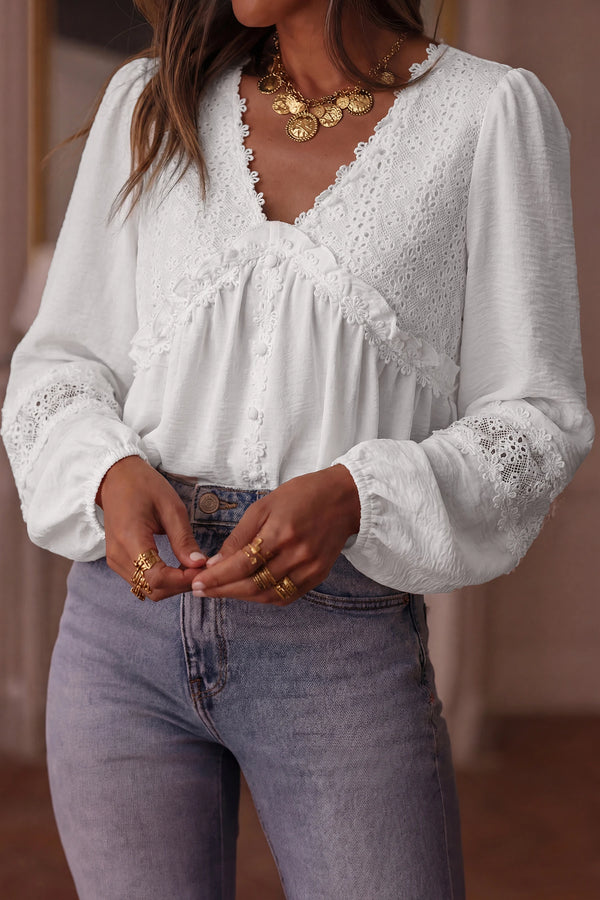 Lace & Grace Frill Blouse