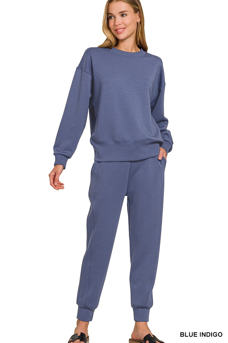 Scuba Crewneck Pullover & Joggers 2 Piece Set